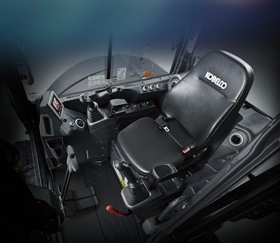 Kobelco KS45SRX-7 compact excavator interior cab