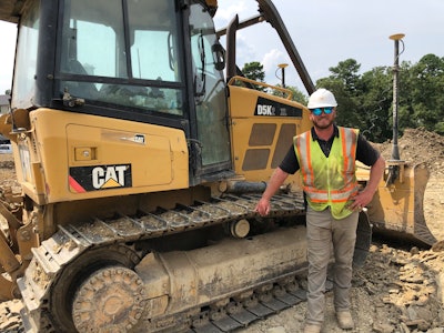 bradley meyer with dozer rogers excavating