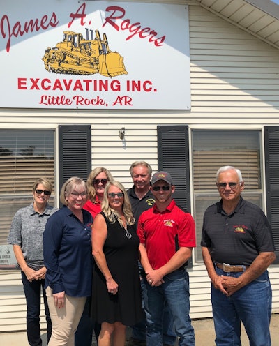 james a rogers excavating team