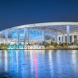 SoFi Stadium night shot