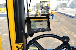 Trimble Roadworks Paving Control Platform for Asphalt Compactors