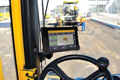 Trimble Roadworks Paving Control Platform for Asphalt Compactors