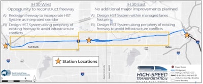 map options high speed rail dallas fort worth