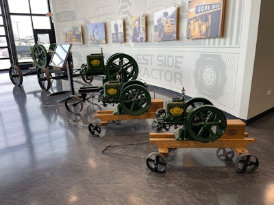 West Side Tractor Antique Display