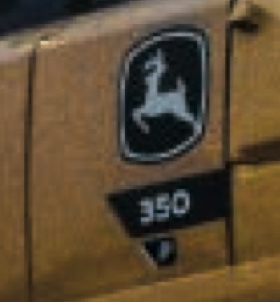 Deere new 350 P-tier excavator naming