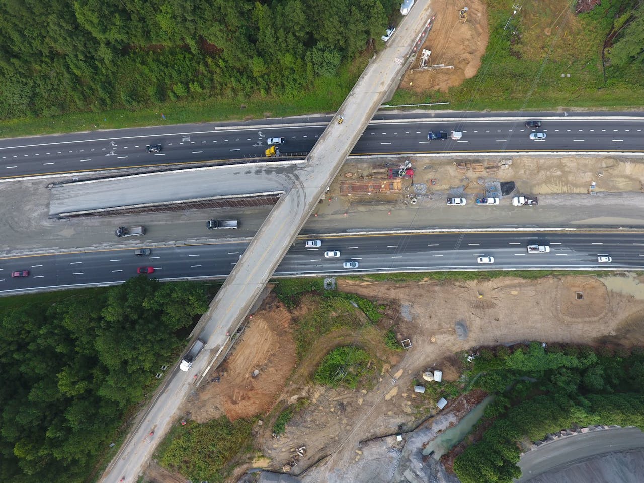 I-40 widening NC work ramp