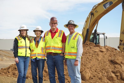 SSC Underground leadership team at a construction site