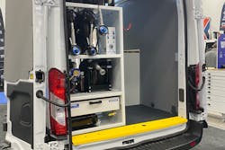 Stellar Industries Service Van Upfit at Work Truck Week