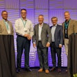 Highway Equipment & Supply Co. accepts the Volvo 2021 Dealer of the Year award