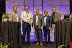 Highway Equipment & Supply Co. accepts the Volvo 2021 Dealer of the Year award