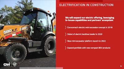 CNH Industrial Construction Electric plan