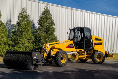 Mauldin M415XT Maintainer sweeper attachment