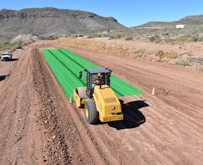 Cat Command for Compaction soil roller green overlay