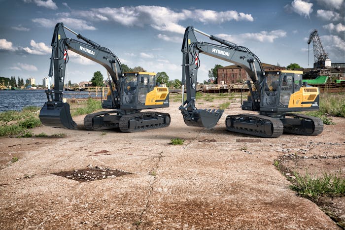 Hyundai Construction Equipment HX160A and HX180A Excavators