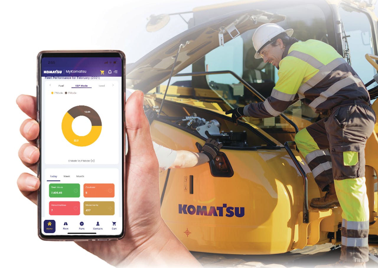 Komatsu mobile app