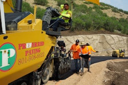 Preferred Paving crew and equipment at work