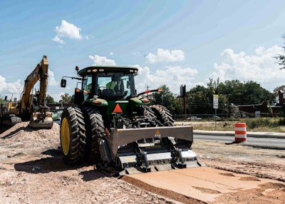 FAE MTL 225 Multi-task Unit on a John Deere Tractor