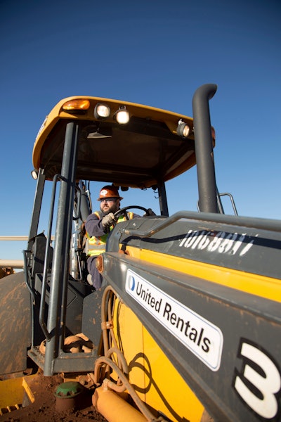 United Rentals dozer