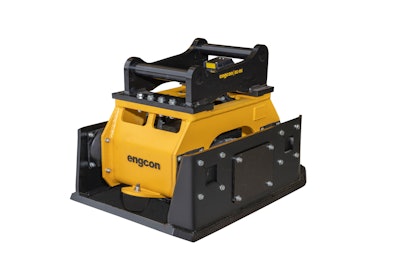 Engcon compactor plate studio shot