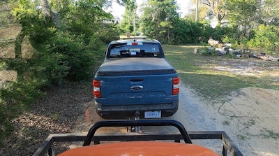 When equipped with Ford's 2.0-liter EcoBoost, Maverick can tow up to 4,000 lbs. The hybrid is rated at 2,000 lbs. towing.