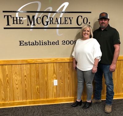 Nicole and Jason Rahn owners of McGraley Company Springfield Georgia