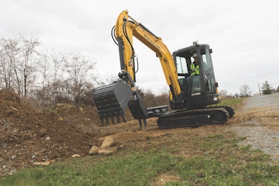 New Holland E37C compact excavator