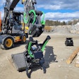 Steelwrist SQ50 Tiltrotator connecting with a wheeled excavator