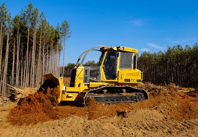 Tigercat Industries TCi 920 forestry dozer clearing land