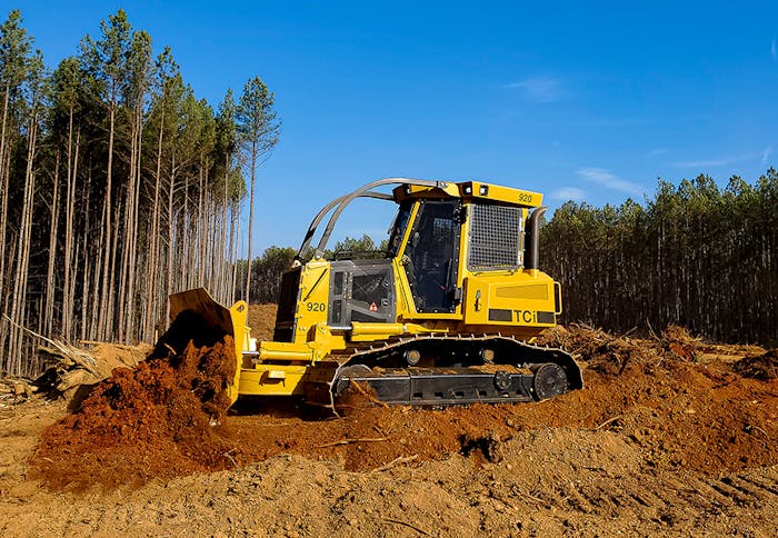 Tigercat Industries TCi 920 forestry dozer clearing land