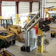 Service shop at Cleveland Brothers Caterpillar dealership