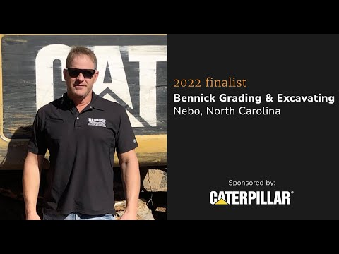 Todd Bennick of 2022 finalist Bennick Grading & Excavating in Nebo, North Carolina
