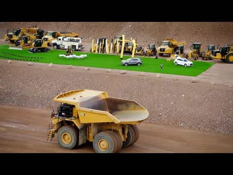 Caterpillar articulated dump truck
