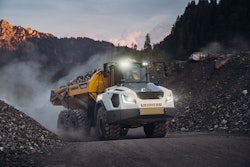 A TA 230 Litronic hauling a load