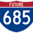 illustration of shield for future I-685 in North Carolina