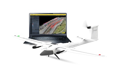 Quantum-Systems Trinity F90+ drone with Propeller Aero software