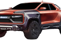 Sany Group sport model electric truck