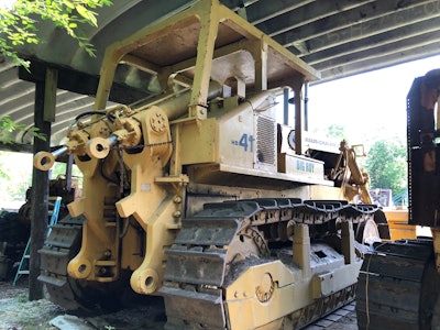 1972 Allis-Chalmers HD41 dozer rear view