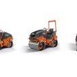 Hamm displays three HD electric compactors in static photo side by side