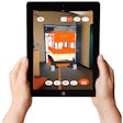 JLG Augmented Reality App on a tablet