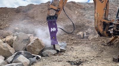 Mazio 350XL hydraulic rock breaker