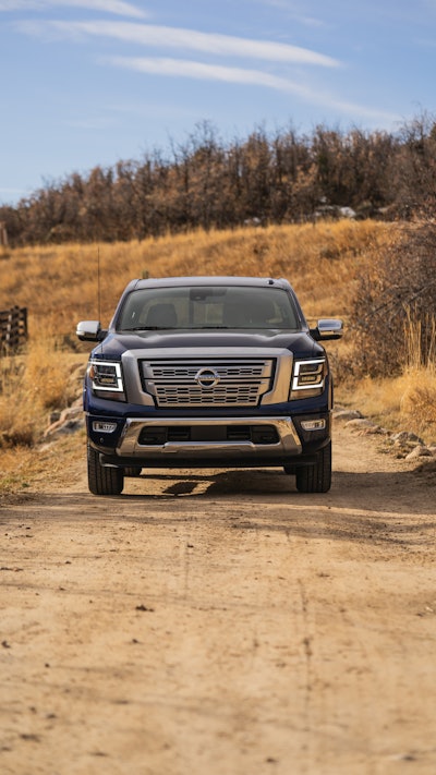 Nissan Titan rolled out nearly 20 years ago in 2003 for model year 2004. 2021 Titan shown above.