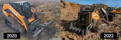 Case Minotaur DL550 in 2020 and today