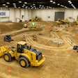 Construction equipment at Caterpillar's Edwards Training Facility