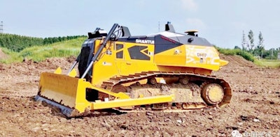 Shantui/HUST DH17C2U autonomous bulldozer