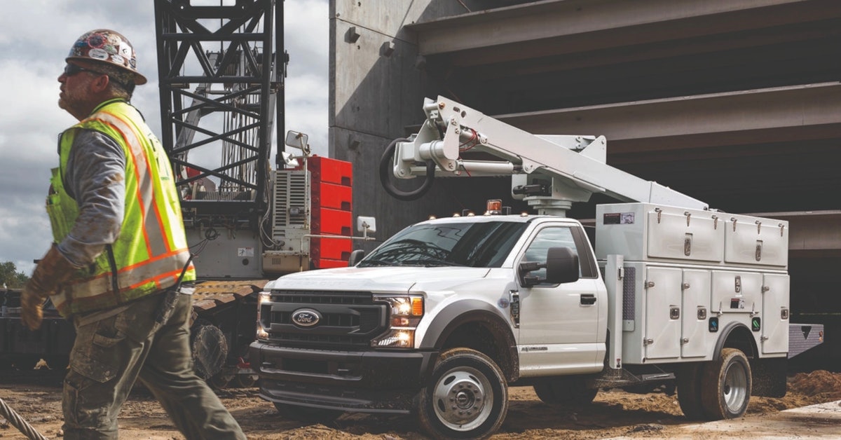 Ford tests hydrogen fuel cell F550 utility truck with SoCalGas Equipment World