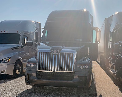 New Western Star 57X parked with sunbeam over top