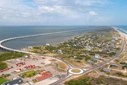 new jug handle bridge opens at outer banks curving out over oregon inlet bypassing pea island national wildlife refuge
