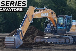 Case E Series excavator screen shot for video