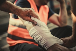 Construction worker suffers injury