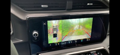 Camera views are great on the 13.4-inch horizontal display and made traversing this swampy terrain even more exciting.